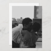 Moderne Minimale sparen de Uitnodiging van de Datu (Voorkant / Achterkant)