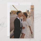 Moderne Minimale sparen de Uitnodiging van de Datu (Achterkant)