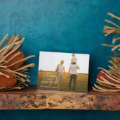 Moderne minimale startpunt is waar de familie voll fotoplaat (Zijkant)