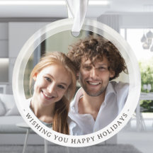 Moderne Minimale Stijl Dubbelzijdig Twee Foto Cust