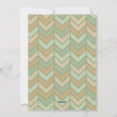 Moderne minimale tinten van Jeneverbesstrepen - 6 Feestdagenkaart (Achterkant)