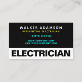 Moderne & Minimale Trendy Handyman Elektricien Visitekaartje (Voorkant)
