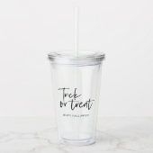 Moderne minimale troep en behandeling | Happy Hall Acryl Drinkbeker (Voorkant)