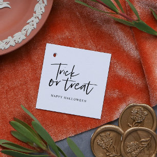 Moderne minimale troep en behandeling Happy Hall Bedankjes Labels