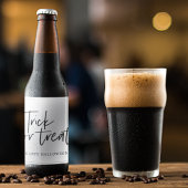 Moderne minimale troep en behandeling | Happy Hall Bier Etiket