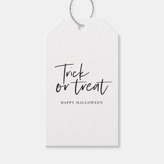 Moderne minimale troep en behandeling | Happy Hall Cadeaulabel (Voorkant)