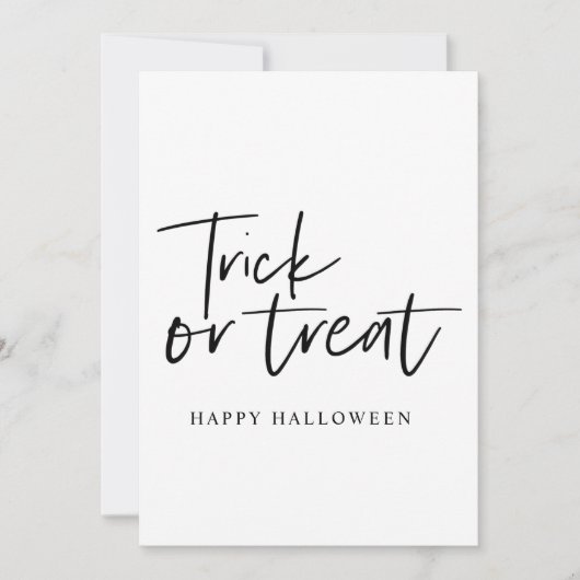 Moderne minimale troep en behandeling | Happy Hall Feestdagenkaart (Voorkant)