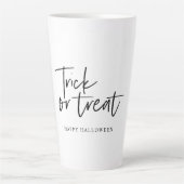 Moderne minimale troep en behandeling | Happy Hall Latte Mok (Voorkant)