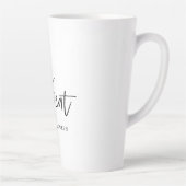 Moderne minimale troep en behandeling | Happy Hall Latte Mok (Rechts)