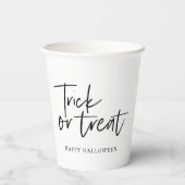 Moderne minimale troep en behandeling | Happy Hall Papieren Bekers (Achterkant)