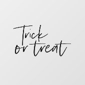 Moderne minimale troep en behandeling | Happy Hall Raamsticker (Vel)