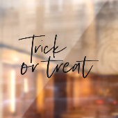 Moderne minimale troep en behandeling | Happy Hall Raamsticker (Vel 2)