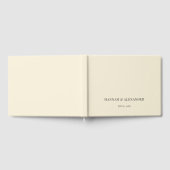 Moderne Minimale Trouwgastboek Gastenboek (Volledig)