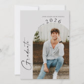 Moderne minimale tweefasefotograaf kaart (Voorkant)