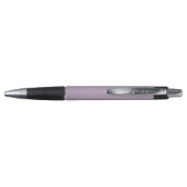 Moderne Minimale Typografie Casual Script Plum Pen (Achterkant)