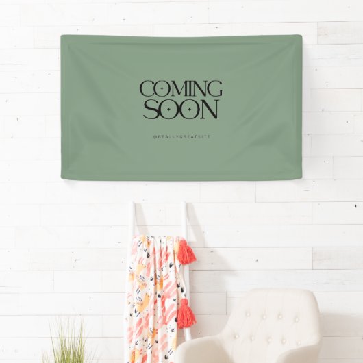 Moderne minimale typografie eenvoudige 60e verjaar spandoek (Insitu)