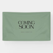 Moderne minimale typografie eenvoudige 60e verjaar spandoek (Horizontaal)