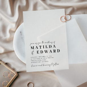 Moderne, minimale typografie, gewaagd script bruil