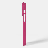 Moderne minimale typografie monogram meisjesroze Case-Mate iPhone case (Achterkant / Links)