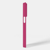 Moderne minimale typografie monogram meisjesroze Case-Mate iPhone case (Achterkant / Rechts)