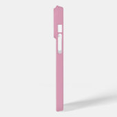 Moderne minimale typografie monogram roze girly Case-Mate iPhone case (Achterkant / Links)