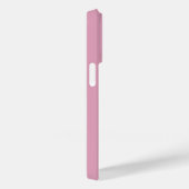 Moderne minimale typografie monogram roze girly Case-Mate iPhone case (Achterkant / Rechts)