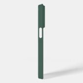 Moderne minimale typografie salie groen elegant Case-Mate iPhone case (Achterkant / Rechts)