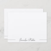 Moderne, minimale Typografische Sjabloon Trendy La (Voorkant / Achterkant)