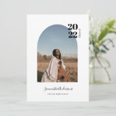 Moderne minimale uitnodiging tot het indienen van  (Staand voorkant)