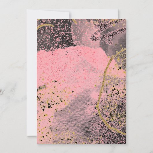 Moderne minimale uitnodiging voor 30e verjaardag G (Achterkant)