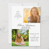 Moderne minimale uitnodiging voor fotograaf 2 (Voorkant)