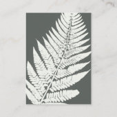 Moderne minimale varen botanische bossen bruiloft informatiekaartje (Achterkant)