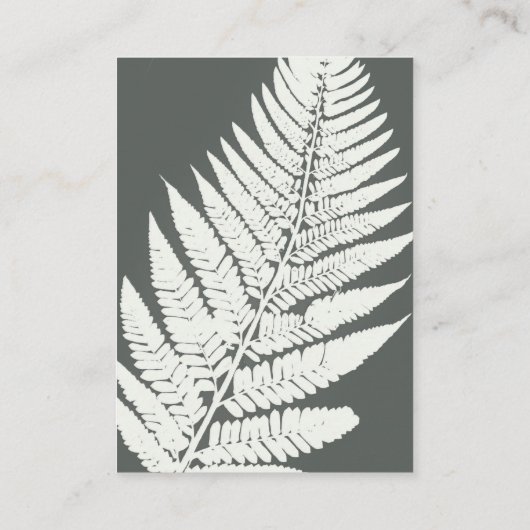 Moderne minimale varen botanische bossen bruiloft informatiekaartje (Achterkant)