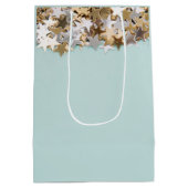 Moderne minimale Verloving/Bedankt van de bruiloft Medium Cadeauzakje (Achterkant)