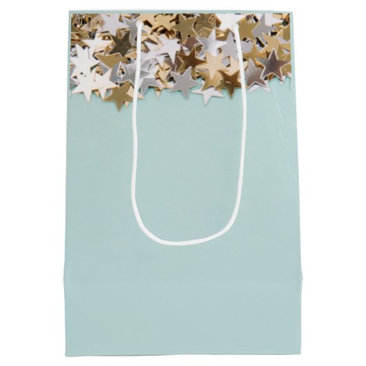 Moderne minimale Verloving/Bedankt van de bruiloft Medium Cadeauzakje (Achterkant)