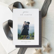 Moderne, minimale verticale kerstfoto