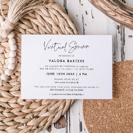 Moderne, minimale virtuele douche kaart