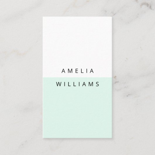 Moderne minimale Visitekaartje van de steenkoolmin (Voorkant)