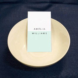 Moderne minimale Visitekaartje van de steenkoolmin