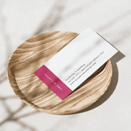 Moderne minimale Visitekaartjes | Magenta