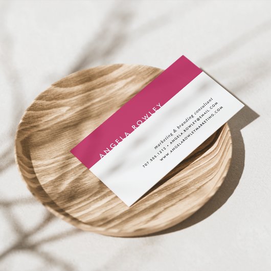 Moderne minimale Visitekaartjes | Magenta