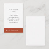 Moderne Minimale Visitenkarte Visitekaartje (Voorkant / Achterkant)