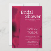 Moderne, minimale Viva Magenta Vrijgezellenfeest Kaart (Voorkant)