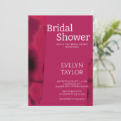 Moderne, minimale Viva Magenta Vrijgezellenfeest Kaart (Staand voorkant)