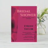 Moderne, minimale Viva Magenta Vrijgezellenfeest Kaart (Staand voorkant)