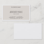 Moderne, minimale vormgeving met eenvoudig design  visitekaartje (Voorkant / Achterkant)