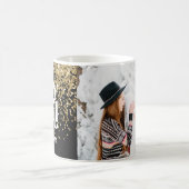 Moderne minimale vrolijke fotovakantie met typogra koffiemok (Center)