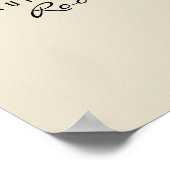 Moderne minimale wasruimte Poster (Hoek)