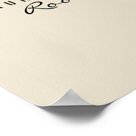 Moderne minimale wasruimte Poster (Hoek)