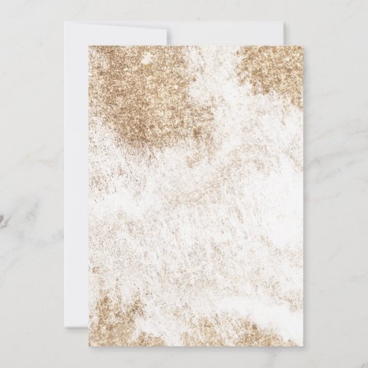 Moderne minimale Waterverf Oyster Beach bruiloft Kaart (Achterkant)